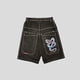 thumbnail image 3 of JNCO Pantalones cortos Y2K Hip Hop 2023 Harajuku gótico bolsillo pantalones vaqueros sueltos pantalones cortos hombres, 3 of 5