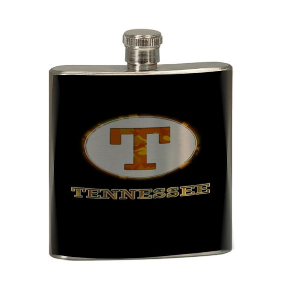 KuzmarK 6 oz. Stainless Steel Pocket Hip Liquor Flask - Tennessee Camouflage