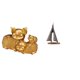 thumbnail image 1 of Figura de escritorio,Figura de cerdo de la suerte para decoración de escritorio de oficina y hogar,Escultura de velero,Estatua de velero Decoración de velero Barco de vela,Figura de velero, 1 of 8
