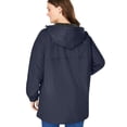 thumbnail image 3 of Woman Within Plus Size Hooded Slicker Raincoat, 3 of 6