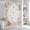 Pink, variant on Bedliving Shower Curtain for Bathroom with 12 Hooks, Beige Wildflower Waterproof Fabric, 72" x 72"