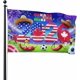 thumbnail image 2 of Yanonmyfd 2026 Soccer Flag World Football Cup Flags 3x5 Ft Outdoor Indoor Garden Decorations for Game Day Celebration Decor Gifts,Welcome, 2 of 6