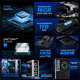 thumbnail image 3 of Xtreme PC Gaming Computadora Intel Core I7 12700 16GB SSD 1TB Monitor 27 WIFI White blanco, 3 of 6