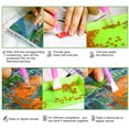 thumbnail image 4 of TIMIFIS Fall Decorations for Home Bead Sorting Tray Sorting Of Plastic Beads Pan Frame DIY Diamond Oil Painting Cross Stitch Tools Craft Project 3.54x1.89 Inch Green Anniversary Gifts For Him, 4 of 7