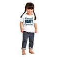 thumbnail image 4 of Proud Navy Cousin Military Family Toddler Boy Girl T Shirt Infant Toddler Brisco Brands 2T, 4 of 6