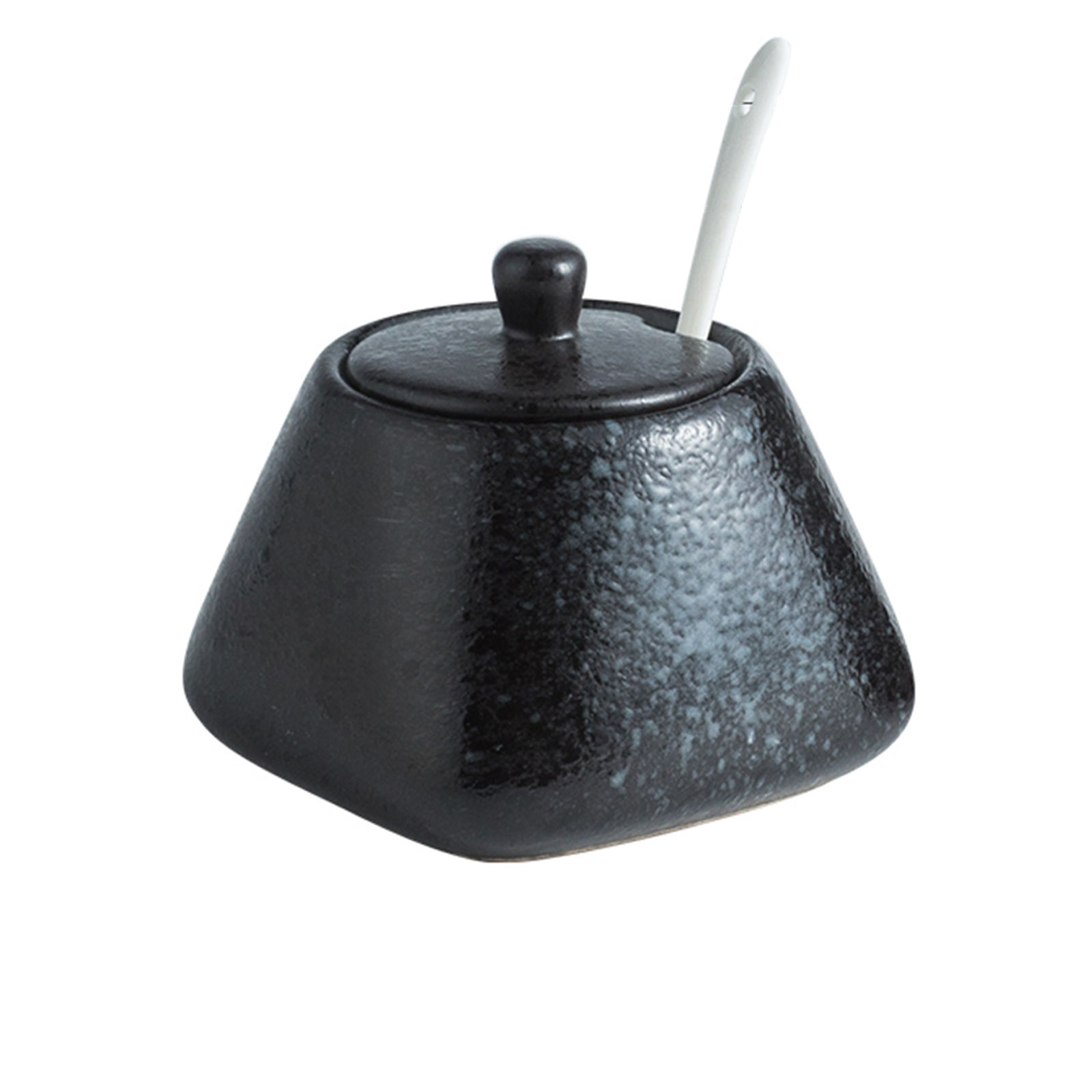 Japanese Ceramic Sugar Bowl With Lid, 340ml/12oz Porcelain Sugar Pot