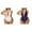 P-White 1PCS & Blue 1PCS, variant on (2-Pack) Kcodviy Women Plus Size Underwire Real Silk for Women Set Two Piece Sleepwear Sheer Dress for Women Steel Chain Linked Underwire Ling