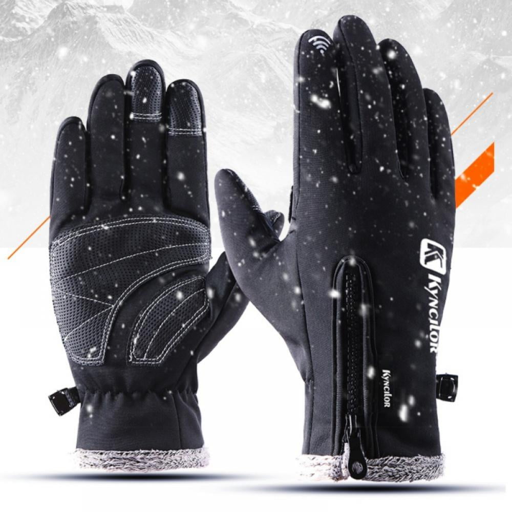Winter Cycling Warm Windproof Waterproof Anti-slip Thermal Touch Screen Gloves 
