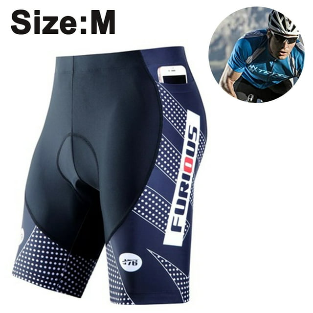 Men's Cycling Shorts 3D Padded with Bicycle Riding Tights Quick-Dry Half Pants