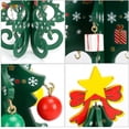 thumbnail image 5 of Spencer 7.5 inch Tabletop Mini Wooden Christmas Tree with 24 Mini Ornaments for Christmas Decorations （Green）, 5 of 8