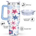 thumbnail image 3 of 40 oz Starfish Tumbler with Handle Double Wall Vacuum Insulation Water Bottle Gift for Travel Commuting, 3 of 7
