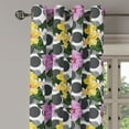 thumbnail image 3 of Ambesonne Grommet Curtain, , 50"x63", Pale Purple Mustard and Grey, 3 of 5
