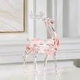 thumbnail image 3 of nvzhuang Acrylic Deer Statue Home Ornaments Elk Figurines Decoration Lucky Animal Sculpture for Holiday Centerpiece, 3 of 8