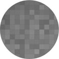 thumbnail image 1 of Ahgly Company Machine Washable Indoor Round Transitional Carbon Gray Area Rugs, 4' Round, 1 of 7