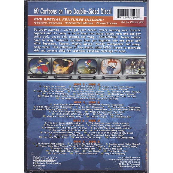 Pre-Owned Classic Cartoons, Vol. 1 & 2
