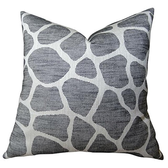 Plutus Rocky Way Onyx Coussin Fait Main, (Double Face 26 Pouces x 26 Pouces)