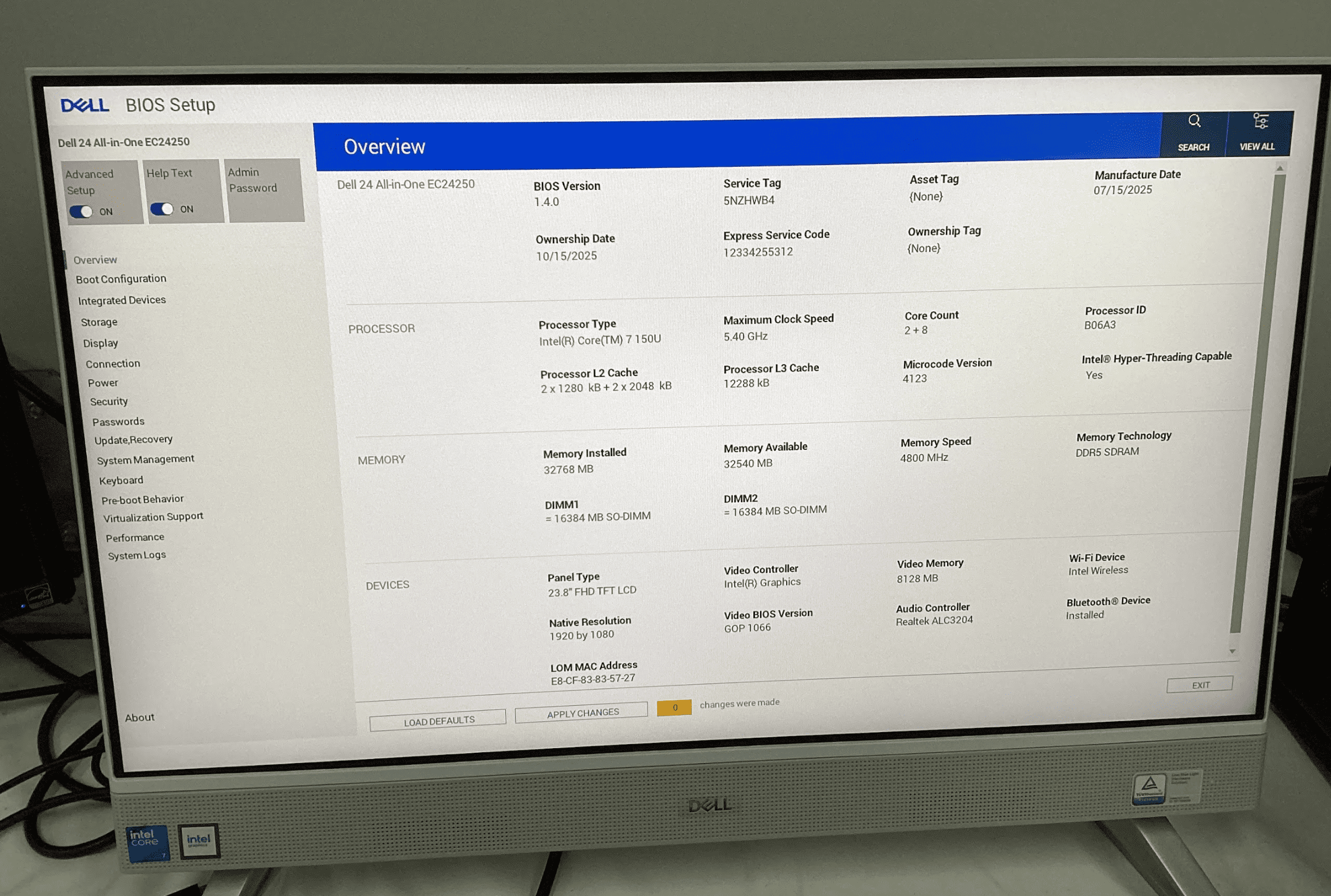 Pre-Owned Dell-All in One Desktop-Computer 24 inch Touchscreen FHD IPS Display -Intel Core 7 150U Beat i7-1355U- 32GB RAM -1TB PCIe SSD -Windows 11 Pro Office 365 One Year -Wired Keyboard Mouse Set -Business