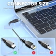 thumbnail image 2 of Cargador USB C para portátil HFLRZZ de 100 W, carga rápida, 20 V, 5 A, 2 of 7
