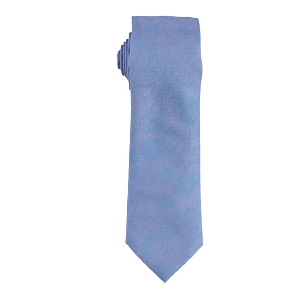Perry Ellis Mens Ruben Self-tied Necktie, Blue, One Size