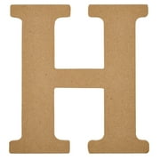 Hello Hobby 8" Unfinished Wood Letter, H