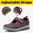 thumbnail image 2 of FitVille Women's Wide Mary Jane Shoes Diabetic Sandals Walking Shoes with Arch Support for Swollen Foot, 2 of 7