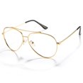 thumbnail image 1 of Gafas de aviador Cyxus T06 con montura metálica que bloquean la luz azul, 1 of 7