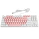 thumbnail image 2 of Teclado retroiluminado, retroiluminación con cable, teclado de 87 botones de doble color, teclado mecánico para oficina para el hogarComputers Fyydes Descripción de la referencia, 2 of 6