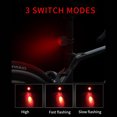 thumbnail image 3 of Bike Tail Light A08 Bike Light IPX4Bicycle Back Taillights For Any Bike Trailer Helmet Night Riding Mtb Lamp Warning Rear, 3 of 9