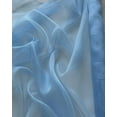 thumbnail image 5 of Sheer Organza Fabric by the Yard for Sewing Fashion Wedding Dress DIY Event Decorations, 60’’ Wide Sparkle Silky Crystal Organza Fabric (Baby Blue, 5 Yard), 5 of 5