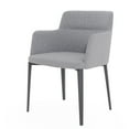 thumbnail image 1 of Williamsburg Mid-century Modern Upholstered Arm Chair, 1 of 5