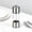 A, variant on Refillable Modern Stainless Steel & Pepper Grinder,Mini Adjustable Coarseness Ceramic Spice Grinder,Manual Mill With Clear Acrylic Body For Kitchen Table,8.46Inch