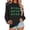 C#Black, variant on St Patricks Day Sweatshirt Women Four-Leaf Clover Print Shirt Long Sleeve Crew Neck Pullover Saint Patricks Day Shirt Irish Tops for Women