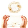 thumbnail image 1 of Hair Net 100 Pcs 20Inches Individual Packed Invisible Hair Nets Elastic Edge Mesh Hairnets for Food Service Women Buns Ballet Cooking(Light Brown), 1 of 4