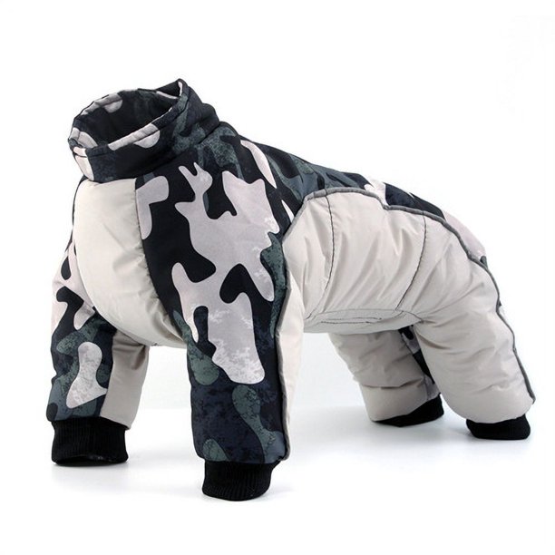 Ropa para perros de otoño e invierno Ropa cálida de algodón con forro de color carne Ropa para perros pequeños y medianos