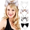 thumbnail image 5 of Qarigey Diadema con orejas de gato para Cosplay de Lolita, diadema para disfraz, accesorios de estilo Kawaii, accesorios para la cabeza de Type2 NO2, 5 of 5