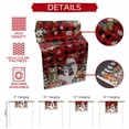 thumbnail image 6 of Burlap Table Runner 72 Inches Long,Snowman Christmas Red Buffalo Plaid Non-Slip Kitchen Table Runners for Dining Room Everyday Use Party Table Decorations Xmas Tree Poinsettia Snowflake, 6 of 9