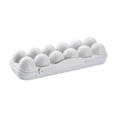thumbnail image 2 of Rkxzt Egg Holder Refrigerator Egg Holder 12 Count Egg Storage Container Plastic Covered Egg Tray Dozen-Section Carrier Bin with Lid for Fridge Kitchen Home Egg Organizer for Refrigerator, 2 of 6