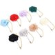 thumbnail image 2 of Broche de flor hecho a mano para traje, flor con cadena colgante Pin de solapa/broche Camisas de traje Accesorios Camisa de hombre rosa Broche de flores Decoración (8PCS), 2 of 4