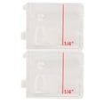 thumbnail image 2 of Bobbin Cover Plate, 2 Pieces Needle Plate Cover High Accuracy Durable ABS  for Repair, 2 of 8