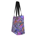 thumbnail image 4 of Fotbe Watercolor Butterflies Pattern Beach Tote,Shoulder Handbag,Spacious Tote Bag,Lightweight Travel Bag,Versatile Shopping Bag, 4 of 9