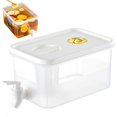 thumbnail image 1 of Fridge Drink Dispenser 3L/5L Leakproof With Filter Water Spigot Cold Hot Beverages Tea Milk Coffee Small Size, 1 of 5