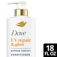 thumbnail image 2 of Dove Damage Therapy Conditioner Repairs 99% of UV Hair Damage UV Repair & Glow With Ferulic Serum 18 fl oz, 2 of 11