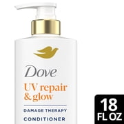 Dove Damage Therapy Conditioner Repairs 99% of UV Hair Damage UV Repair & Glow With Ferulic Serum 18 fl oz