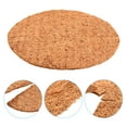 thumbnail image 4 of Uxcell 12" Y Coconut Fiber Mulch Ring Thick Mat Tree Protector Root Soil Cover, 3 Pack, 4 of 5