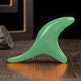 thumbnail image 5 of XIRQI 2Pcs Gua Sha Lightweight Guasha Relieve Headache Naturopathy Gua Sha Facial Tools,Green&Amber, 5 of 7