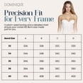 thumbnail image 3 of Dominique Annabel Strapless Lace Longline Bridal Bra #7749 - Plunge Front, Detachable Garters -Lingerie for Women, 3 of 6