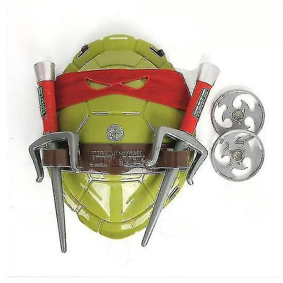 Anime Movie Cartoon Ninja Toy Movable Doll Tortoise Armor Weapon Leo Raph Mikey Donfigure Cosplay Shell Props