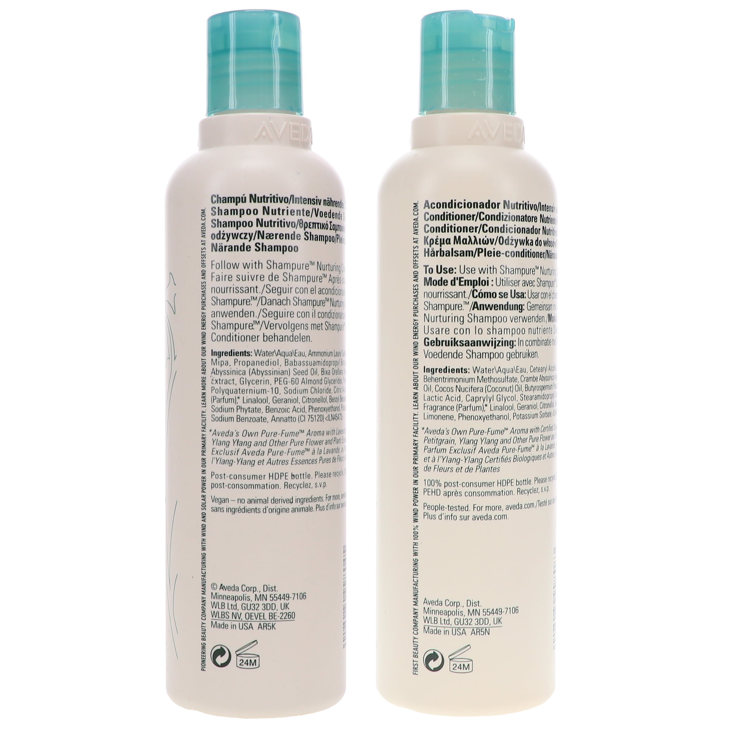 Aveda Shampure Nurturing Shampoo 8.5 oz & Conditioner 8.5 oz Combo Pack