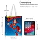 thumbnail image 5 of Superman Bolso de tela con estampado de lienzo para mujer, bolsa de compras reutilizable y estética, con cremallera interior, regalo para mujer, 35 × 40 cm., 5 of 6