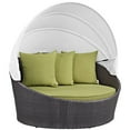 thumbnail image 2 of Modway Convene Canopy Outdoor Patio Daybed in Espresso Peridot, 2 of 4